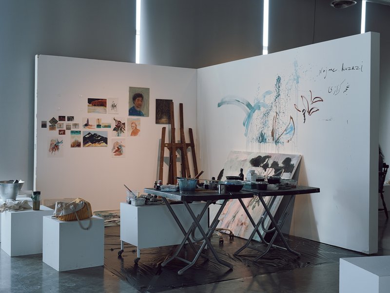 TouchPoint No.00 Self portrait A Living Platform for Art and Collective Imagination, installation view