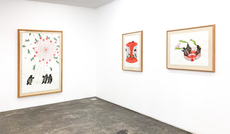 A Note on Maryam Mohry's Exhibition: "Wandering in the Dark" 