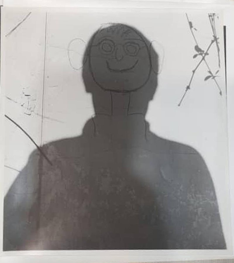 Bahman Jalali, Bahman Jalali's Self-Portrait at home at Malek Street, 0