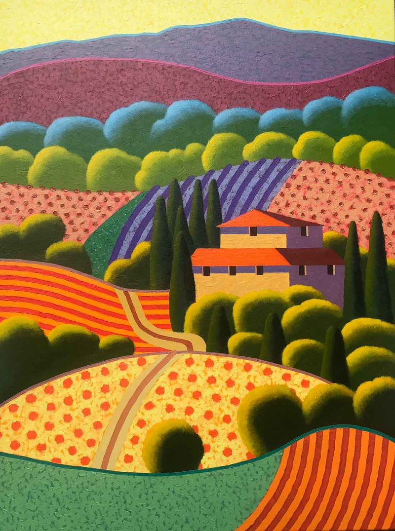 Poul Webb, Tuscany Landscape, Italy, 2020