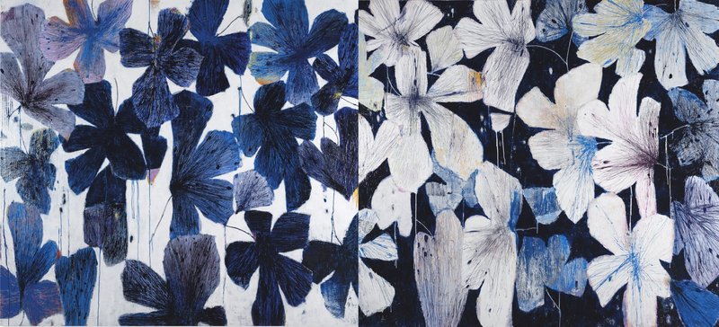 Reza Derakshani, Longing For You, Every Pink Day & Every Blue Night, 2019