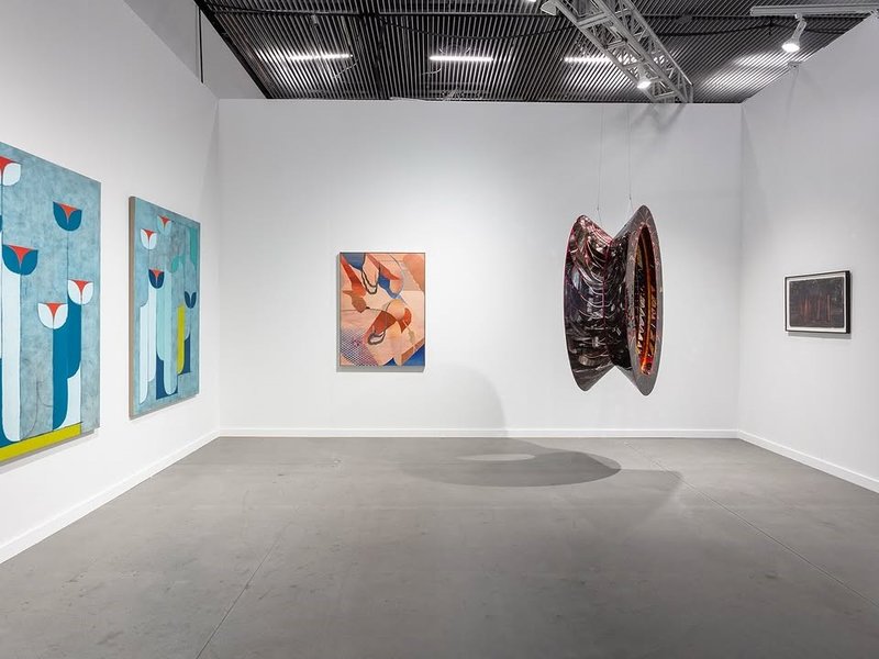Installation view.