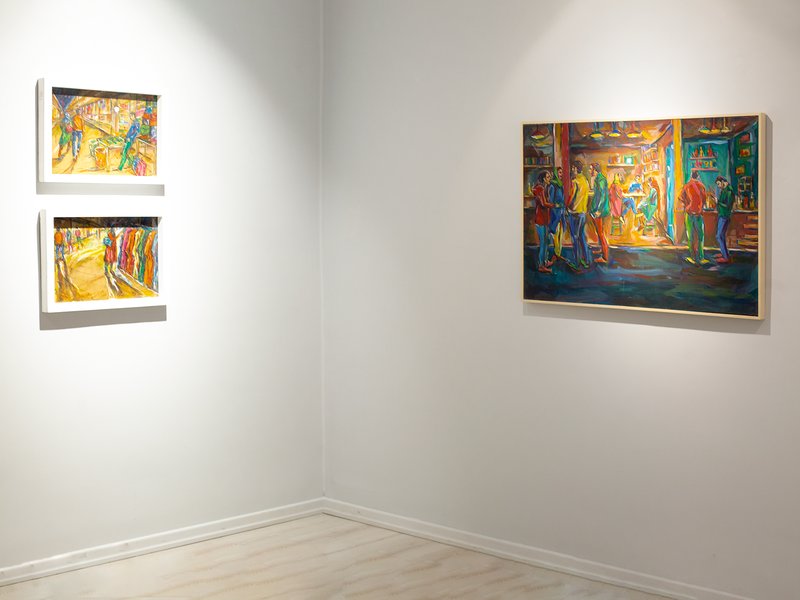 Around Tajrish, installation view