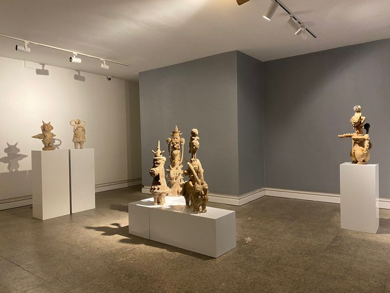 Sacred Three, installation view