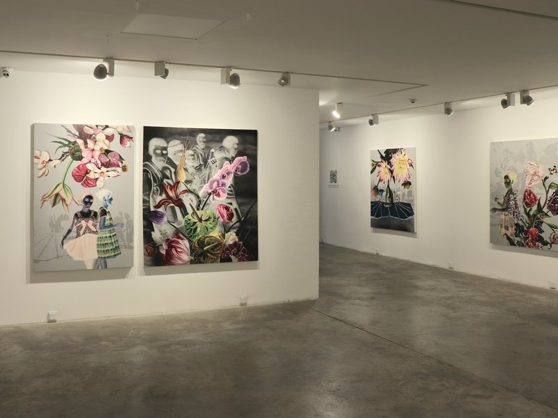 Crossing the Shadows, installation view