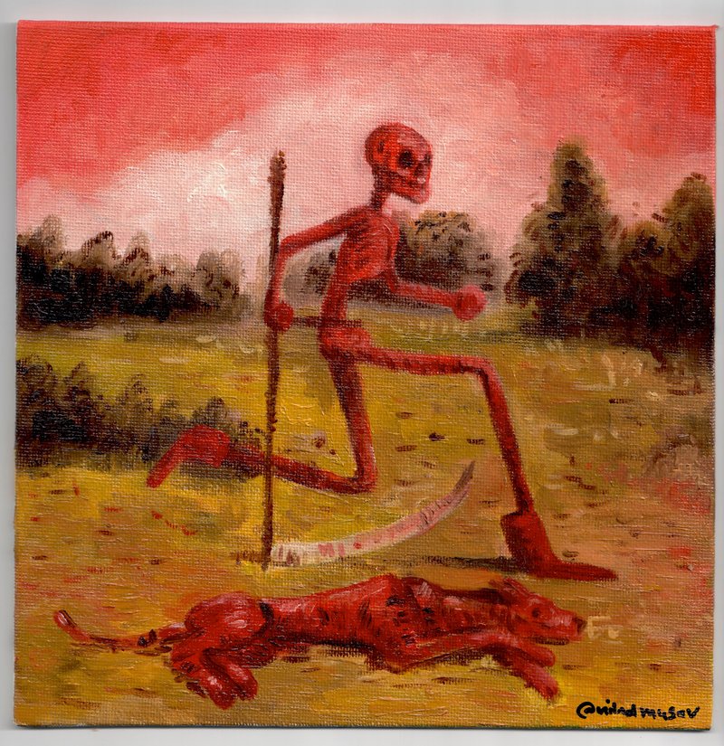 Milad Mousavi, Death and The Red Dog, 2020