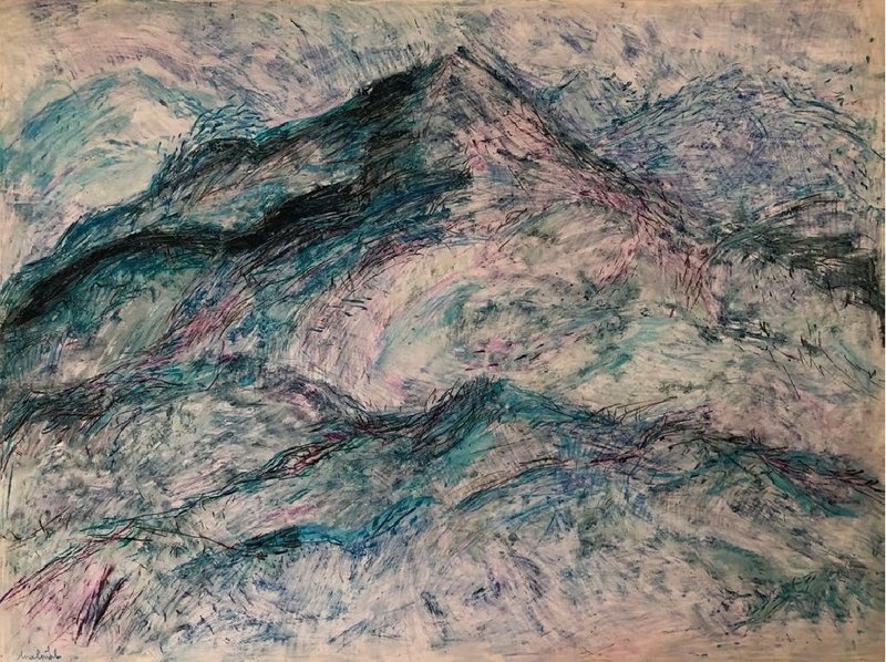Anahita Bagheri, Damavand from Northest, 2021