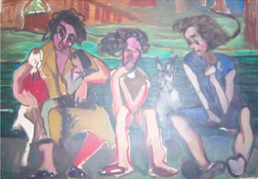 Marcos Grigorian, La Famiglia in Villa Borgese, 1953