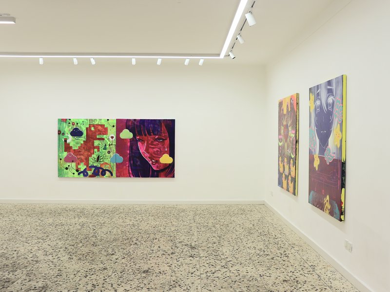 To the Citizens of the Fantasy World, installation view