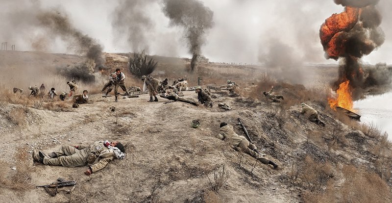 Azadeh Akhlaghi, 25 Bahman 1363 - Mehdi Bakeri, Majnoon Island, Iraq, 2012