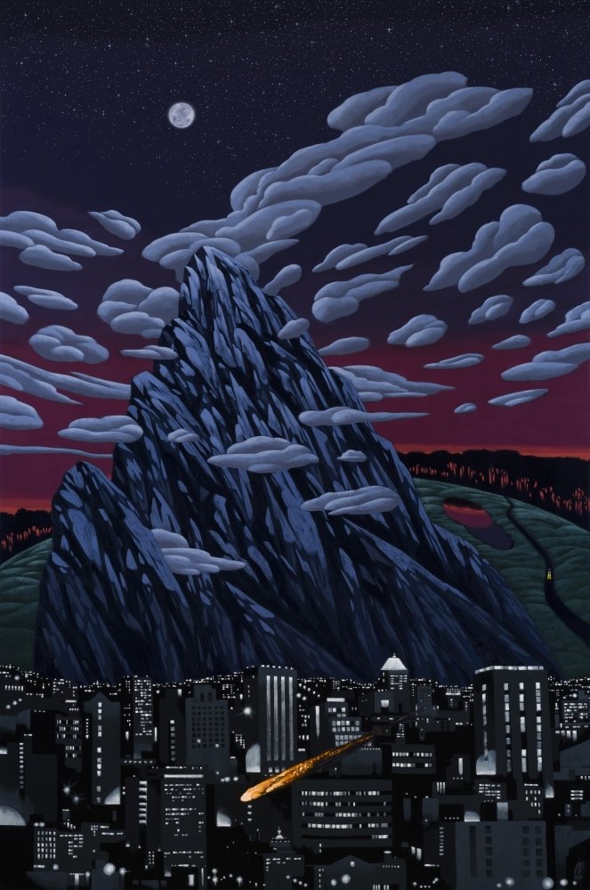 Parham Peyvandi, A Road at Night, 2022