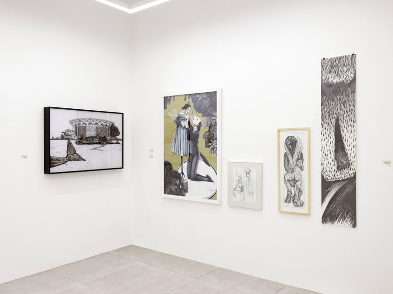 چهل، سی، نمای چیدمان