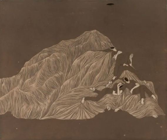 Roksana Pirouzmand, Visible, Invisible, from One Mouth to the Other, from One Hand to the Other (II), 2023