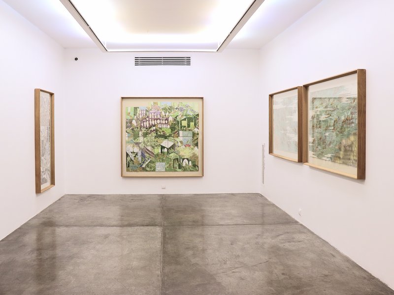 باغ ازلی؛ مجمع پرندگان، نمای چیدمان