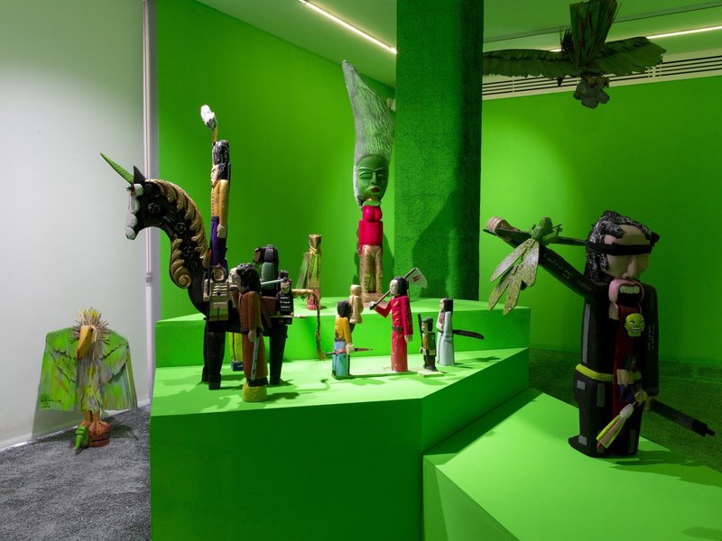 Aliens vs Gorillas, installation view