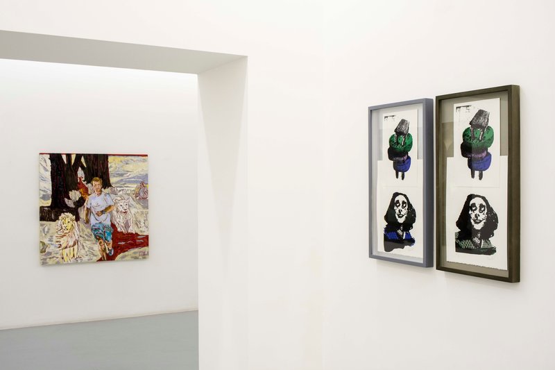 Mysteries of Food Items and People, installation view