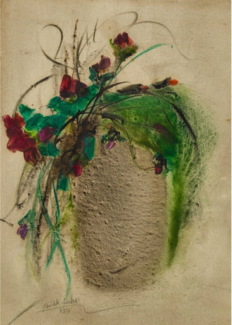 Farideh Lashai, Flowerpot, 1985