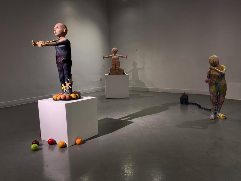 Colored Maze, installation view