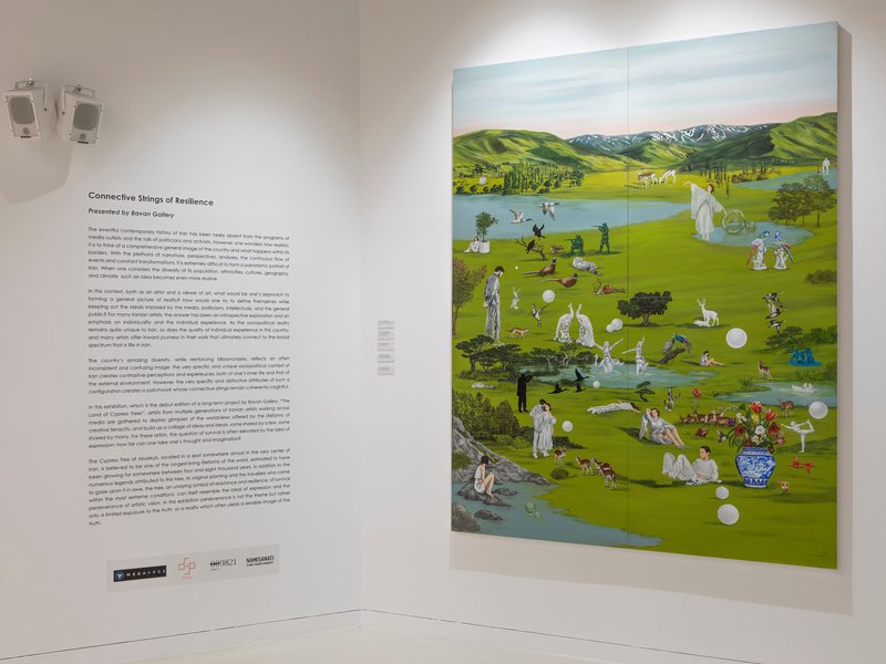 Connective Strings of Resilience, installation view
