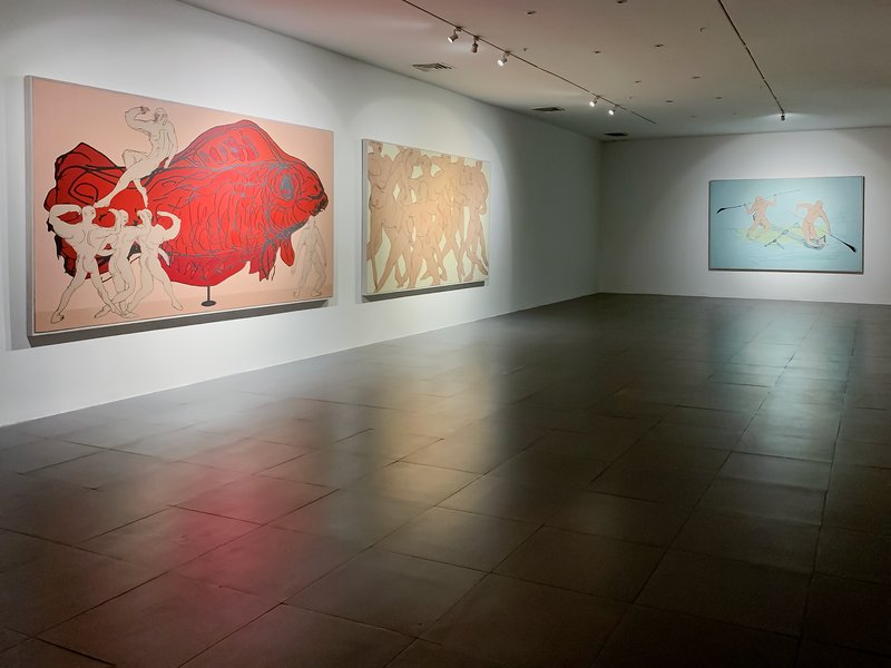Shahrooz Sadr's Paintings, installation view