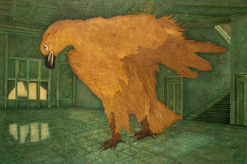 Sahra Tabatabei, Yellow Eagle at Green Palace, 2021