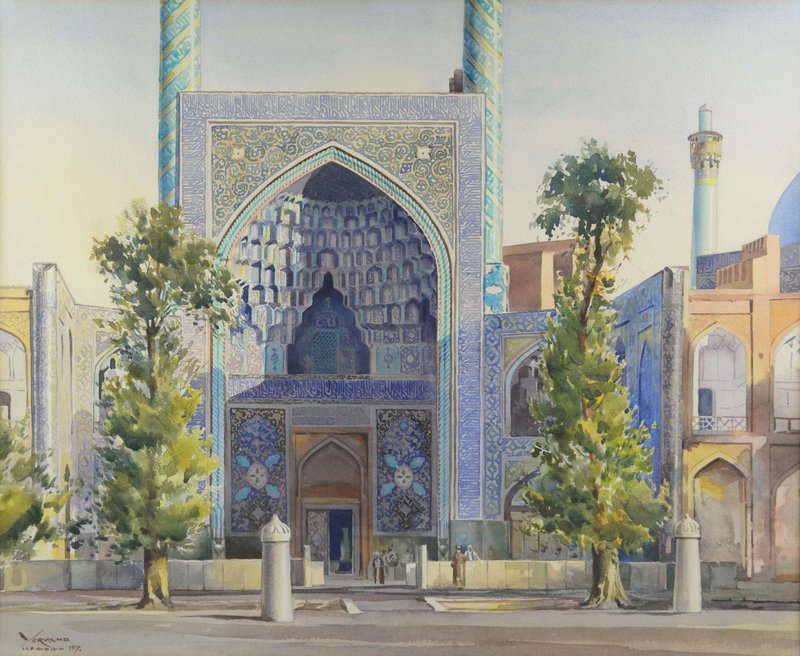 Yervand Nahapetian, The Charbagh School in Isfahan, 1971