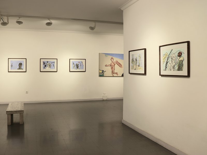 Installation view.
