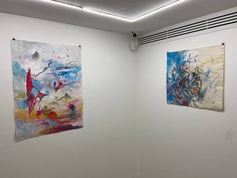 If for a Moment, installation view