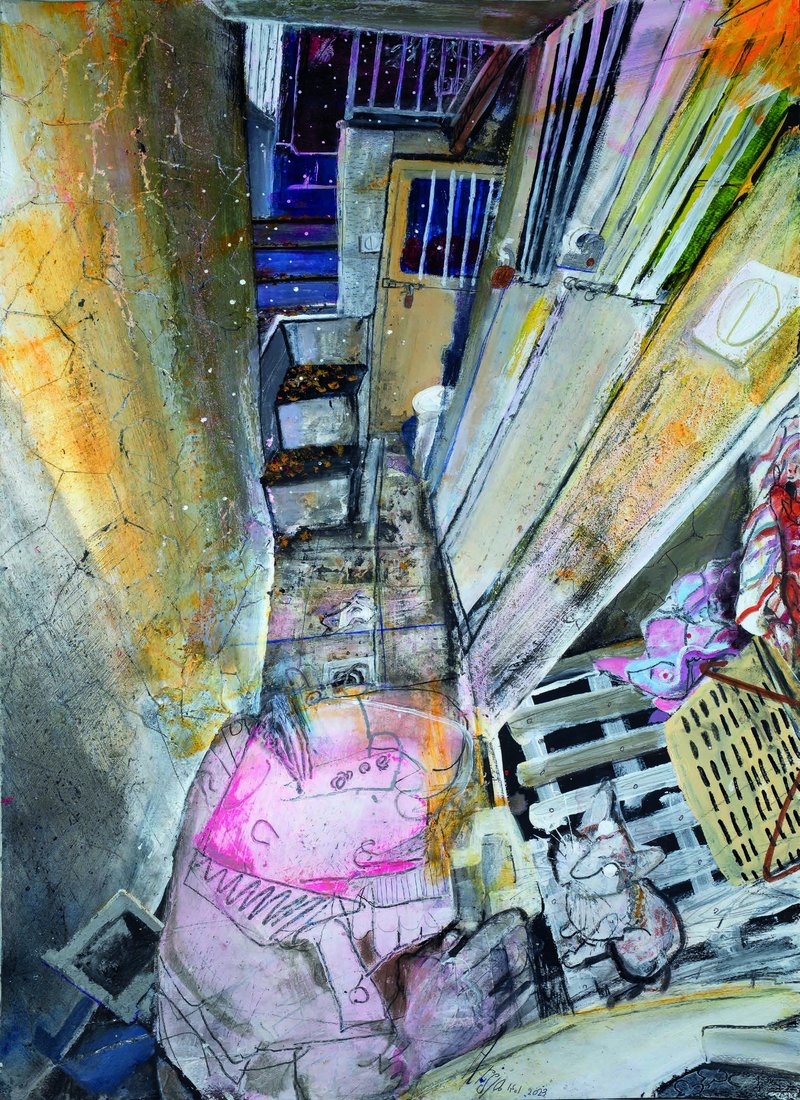 Arsia Moghaddam, Iraj Bezghahale’s Accommodation In Basement , 2023