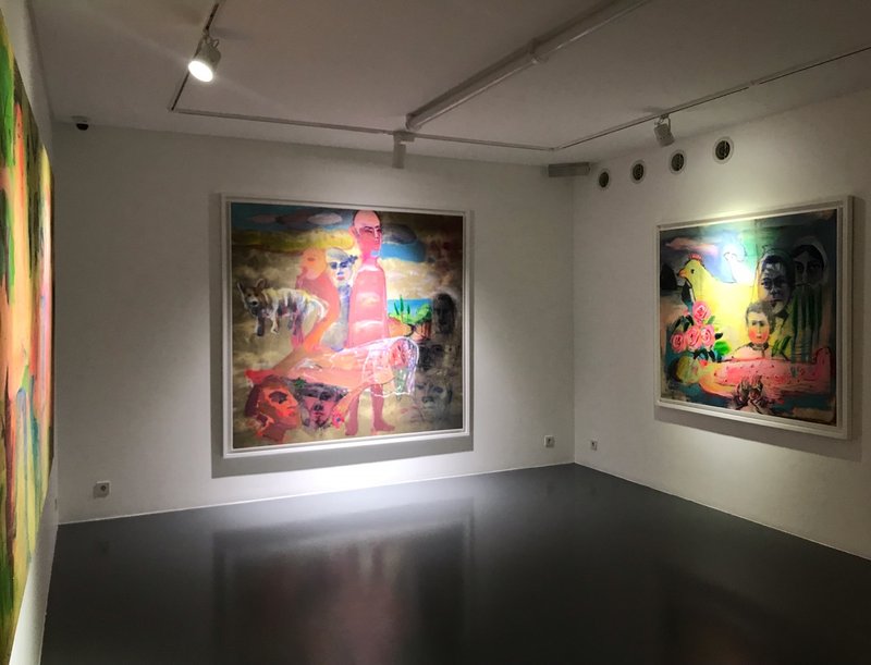 I Left Myself Somewhere, installation view