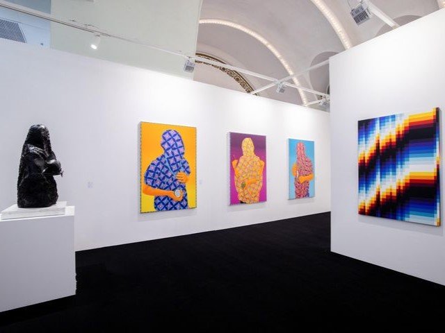 Installation view.