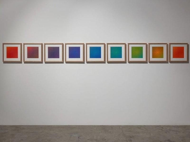 Sunrise at the Vortex, installation view