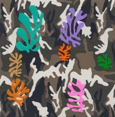 Farhad Ahrarnia, Desert Flower/ Desert Snow. After Matisse, 2022