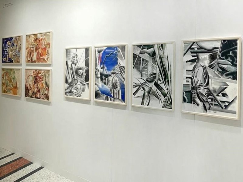 Installation view.