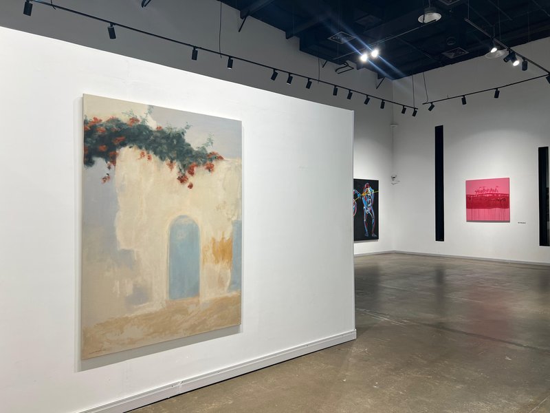Installation view.