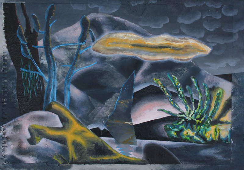 Ghazal Khatibi, Camping in the-Shredded Landscape, 2020