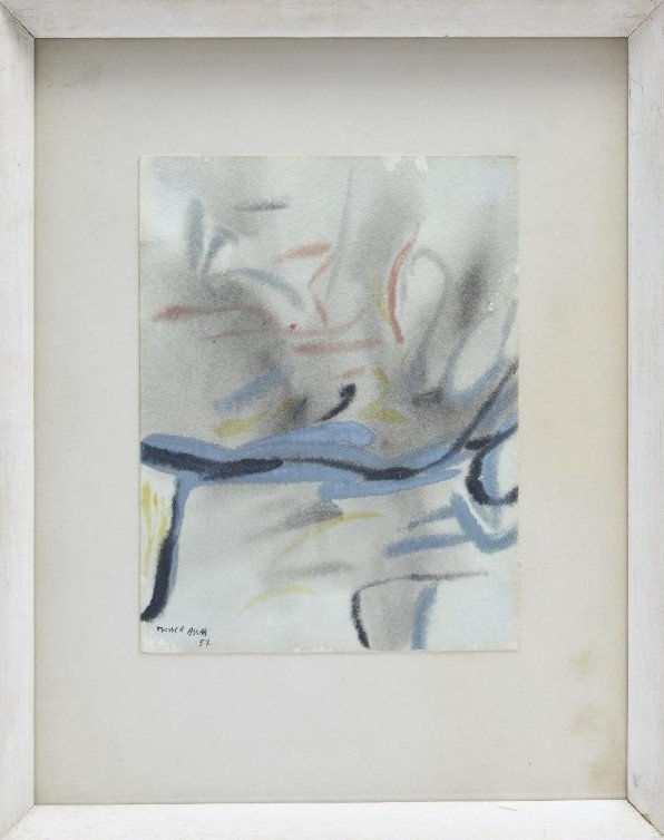 Nasser Assar, Abstract Composition, 1957