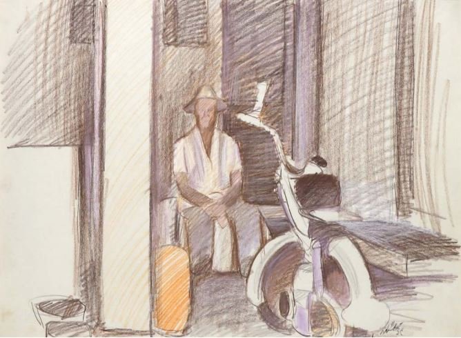 The Late Ali Golestaneh, Untitled, 1985