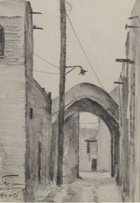Manoochehr Moghari, Rue à Yazd, 0