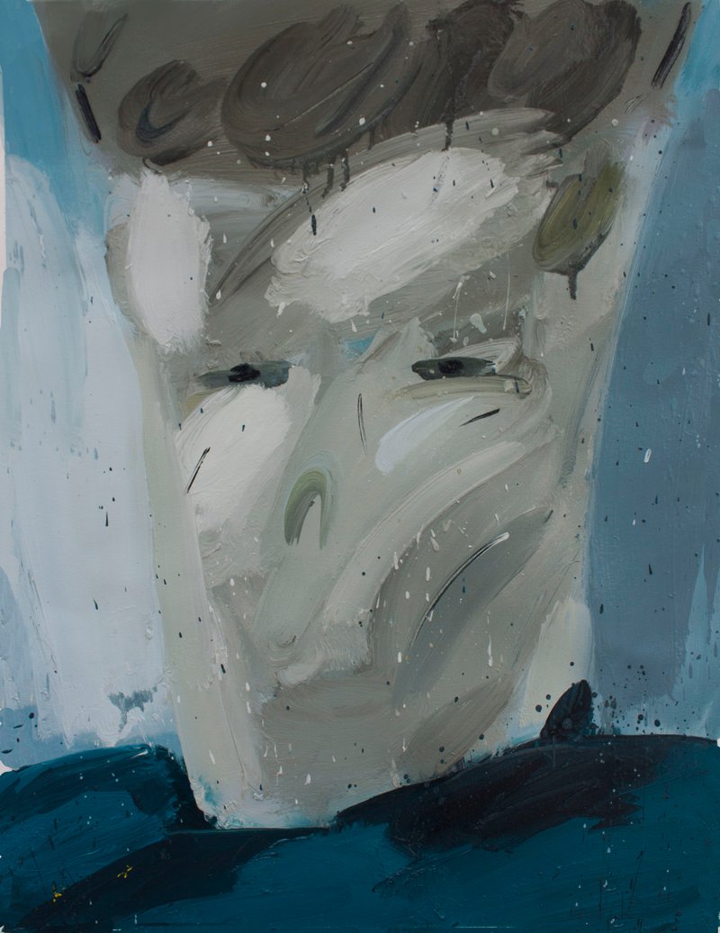 Amir Khojasteh, A Man In My Studio, 2019