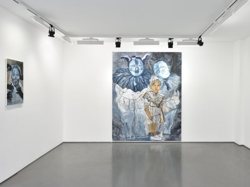 Lies that Bled Blue, installation view