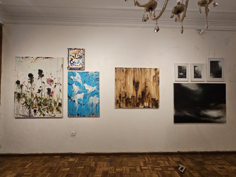 مزایده آثار هنری فضای معاصر آیریس, Installation view.