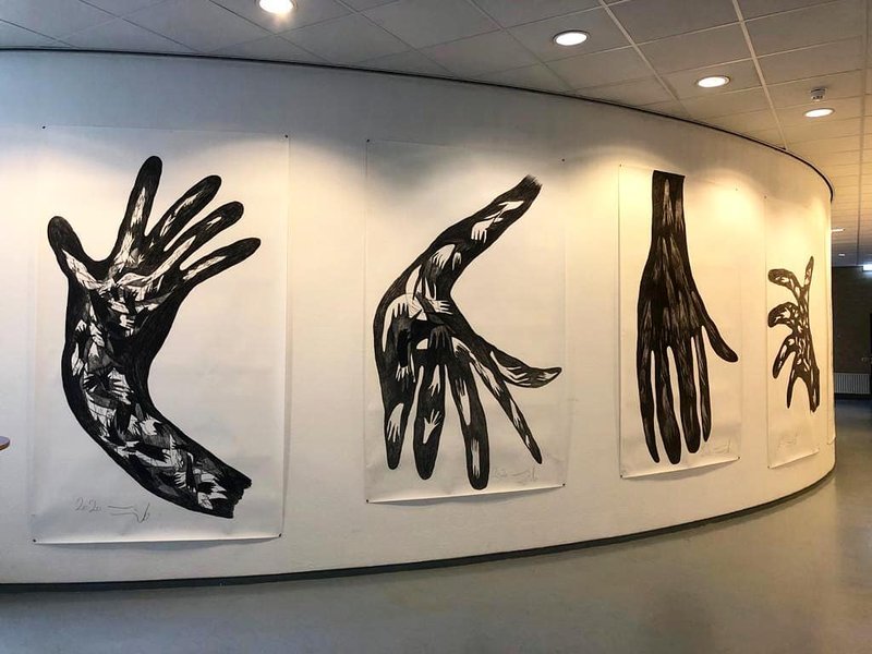 Art Witout Borders, installation view