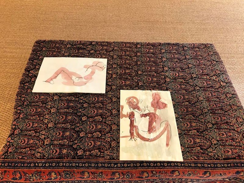 Falaises océaniques, installation view