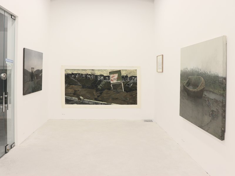 The Sound of Not Breathing, installation view