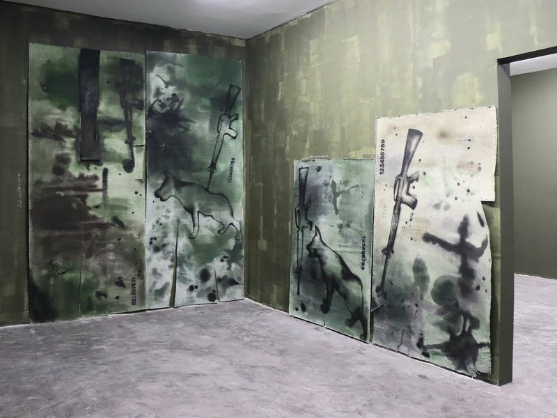 Straw Dogs, installation view