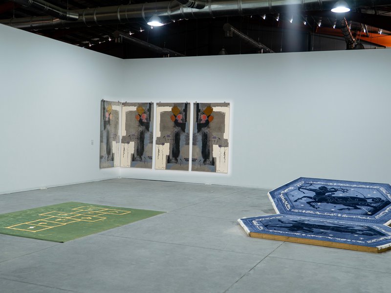 Exhibition No. 3: The Fusion of Art and Industry Carpet, installation view