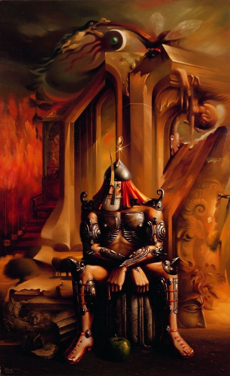 Ali Akbar Sadeghi, Table, 1992