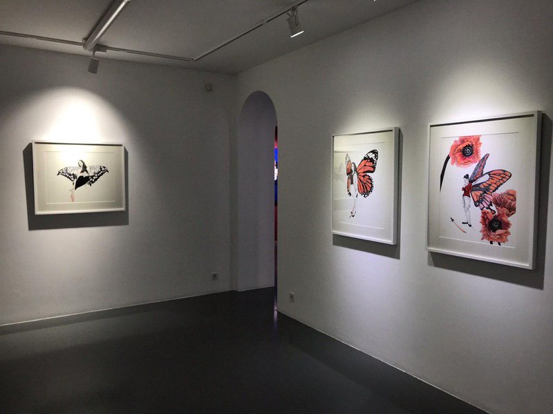 First Act, Second Act: Seppuku, The Edge of the Cloud, installation view