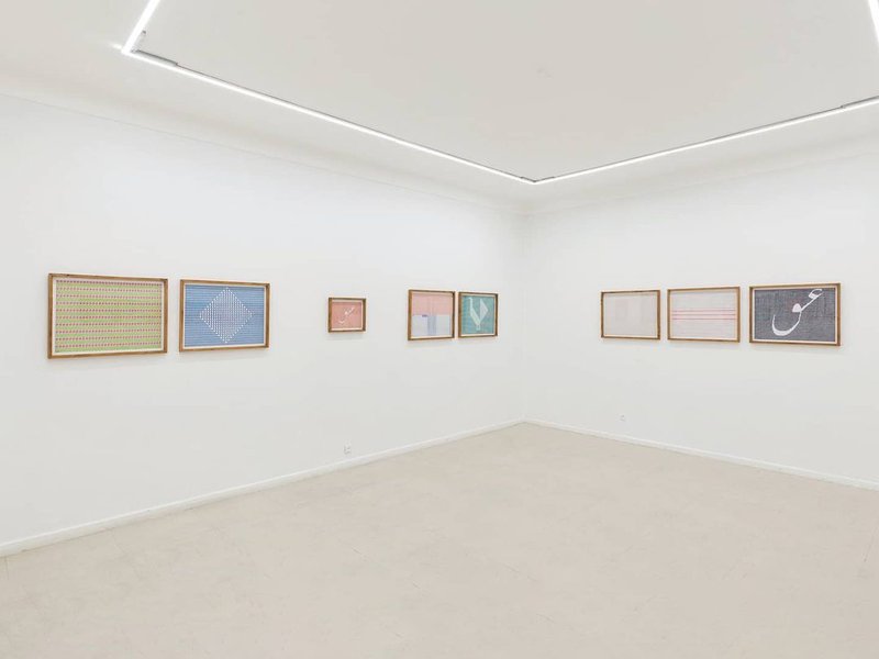 Running out of surface, installation view